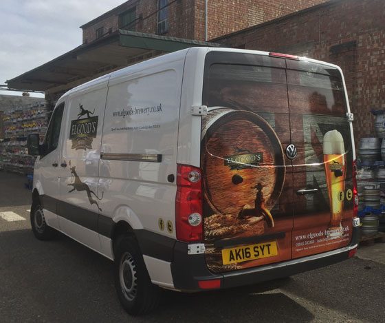 Elgood's New Delivery Van